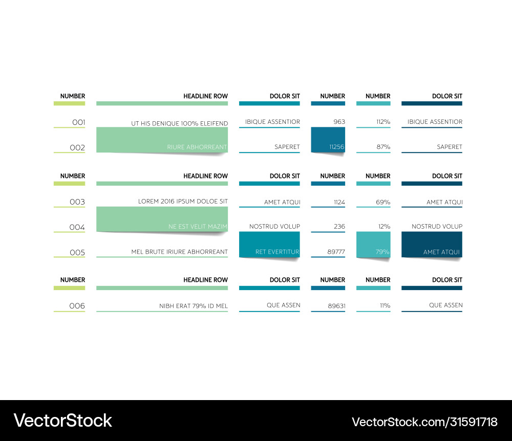 Chart graph table schedule tab planner Chart graph table schedule tab planner Vector Image