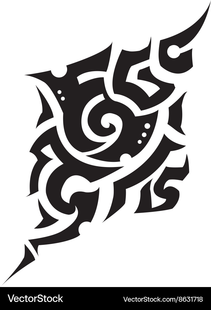 Tattoo one vector image