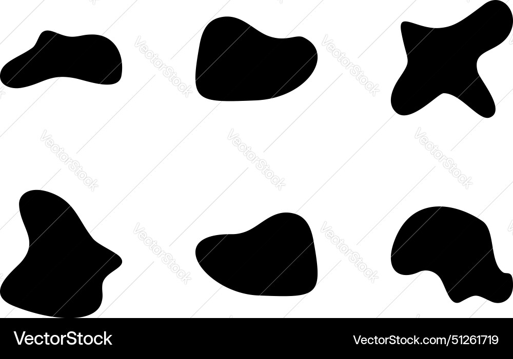 Abstract blobs liquid and fluid shape pictogram Abstract blobs liquid and fluid shape pictogram vector image