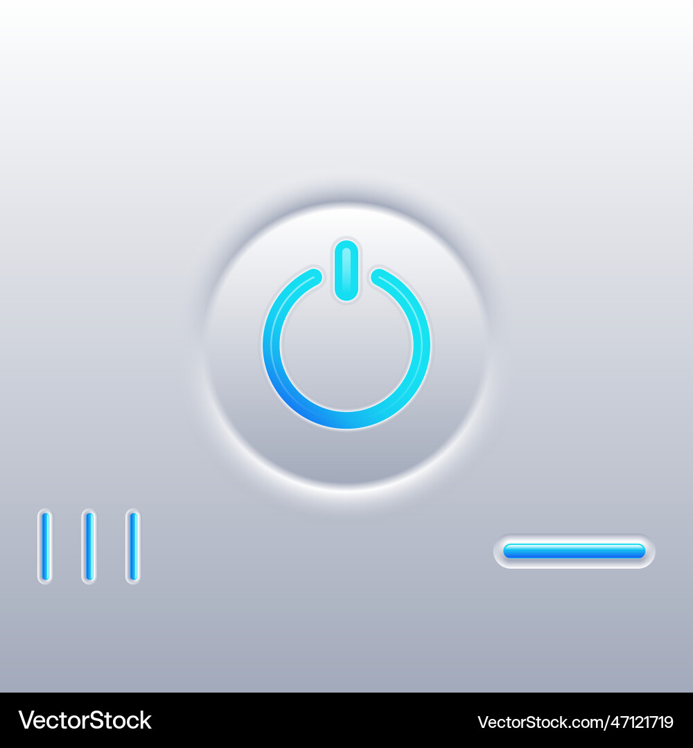 High tech switch button technology background High tech switch button technology background vector image