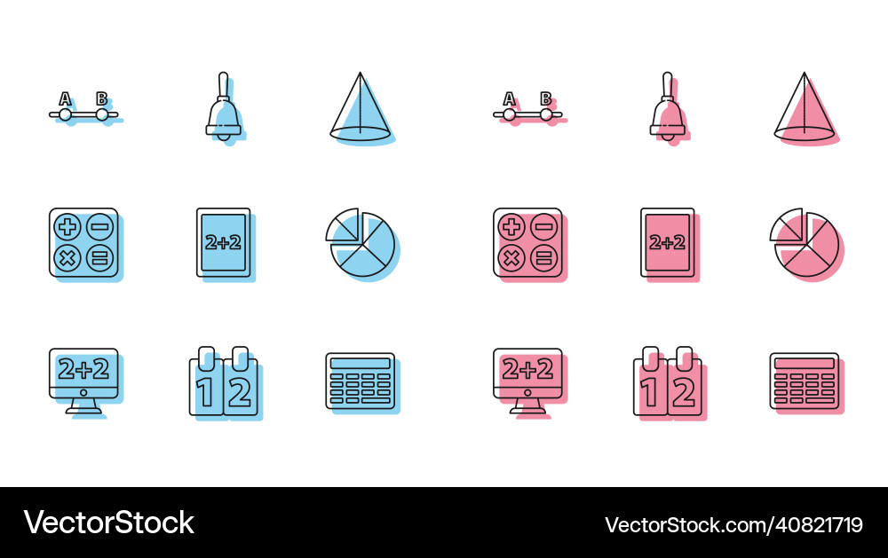Set line graph schedule chart diagram Set line graph schedule chart diagram vector image