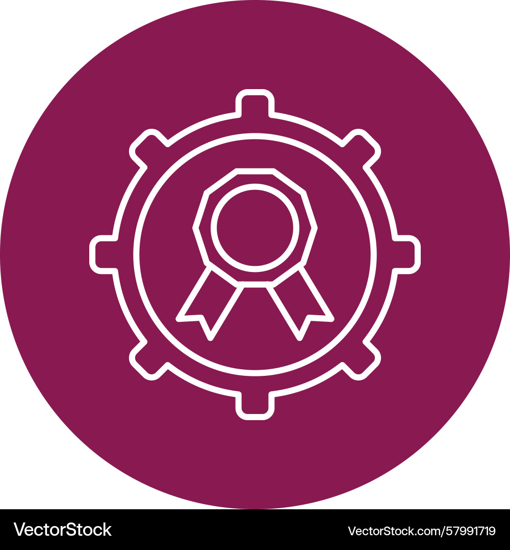 Setting line multi circle Vector Image