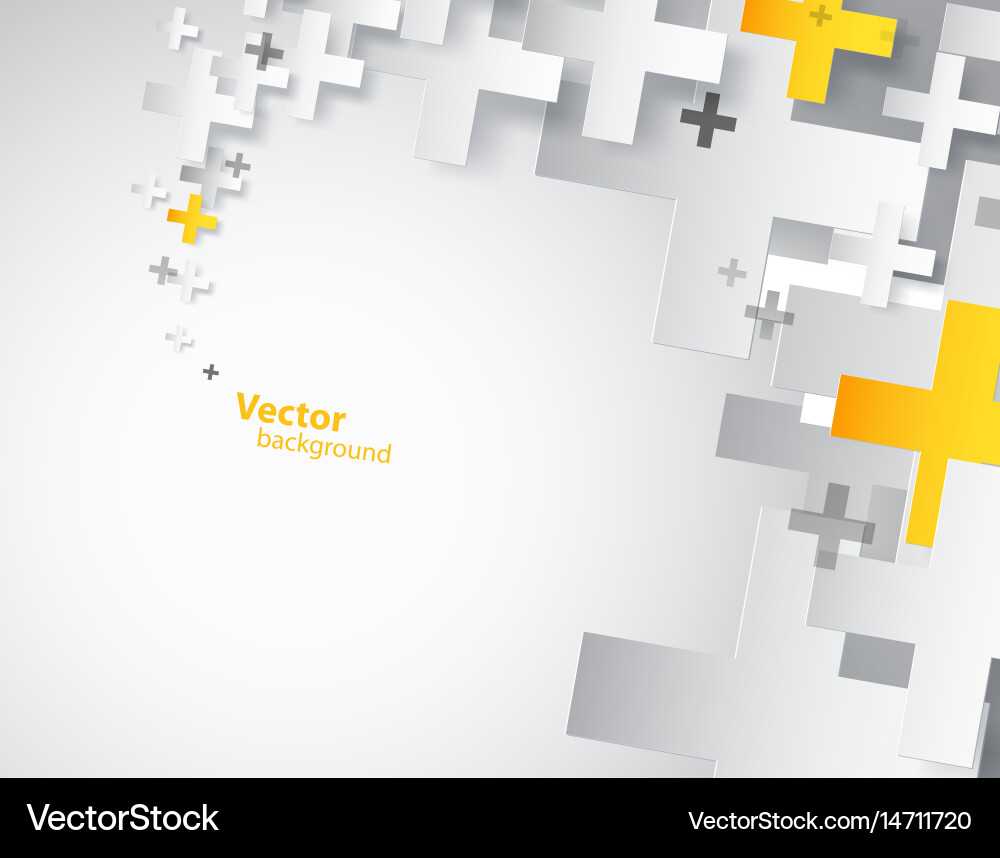 Abstract background created with plus sign vector image