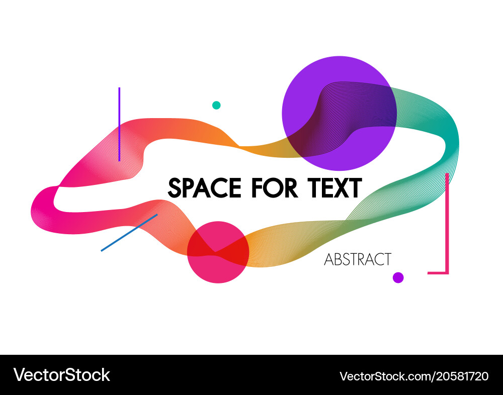 Abstract background with dynamic linear wavesfor Vector Image