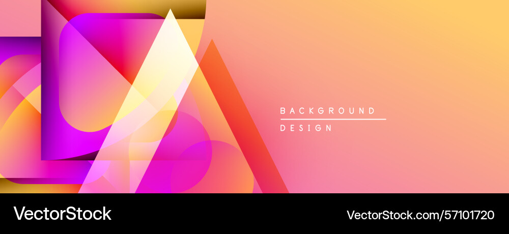Abstract geometric shapes overlap creating Abstract geometric shapes overlap creating vector image