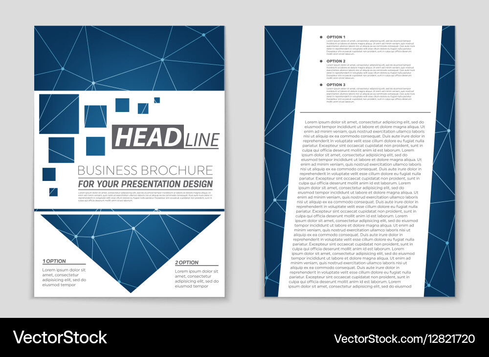 Abstract layout background set for art vector image