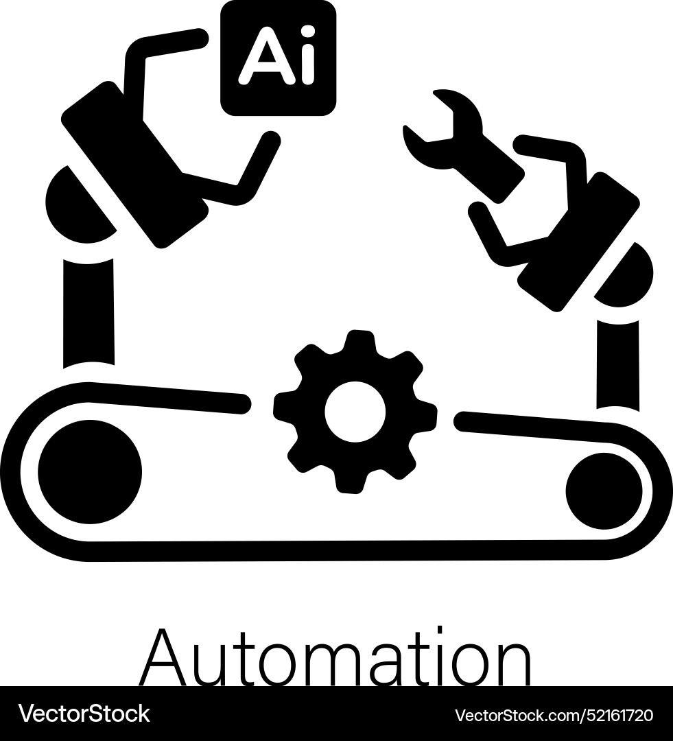 Automation vector image