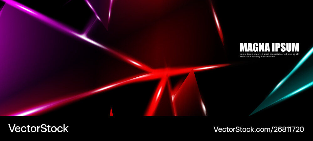 Background a luminous triangle shape design Background a luminous triangle shape design Vector Image