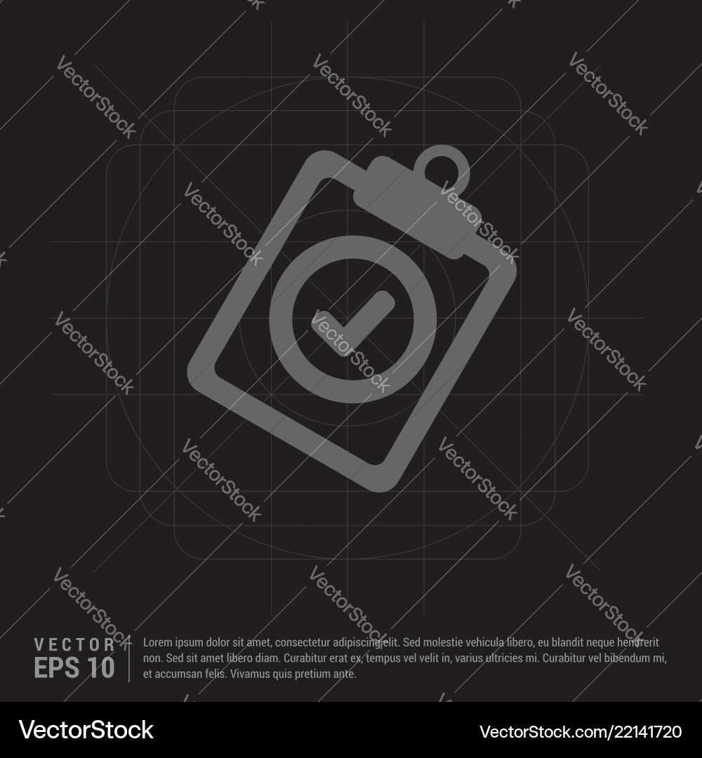 Check list icon vector image