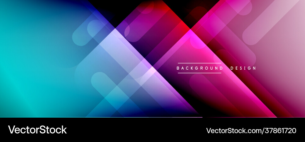 Dynamic lines abstract background 3d shadow Vector Image
