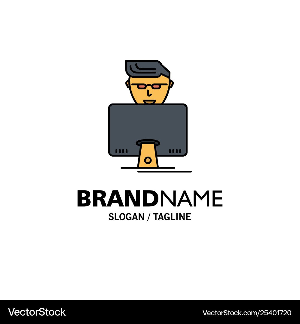 Hacker Programmer Gamer Logo vector image