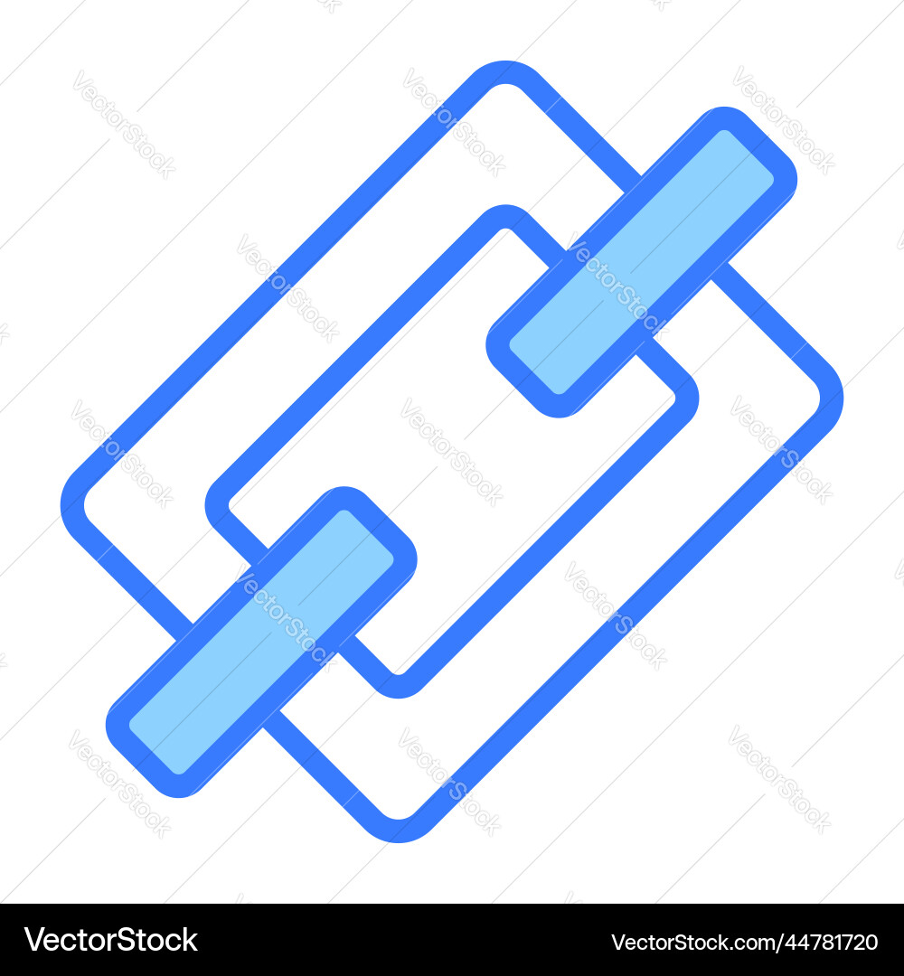 Link icon user interface as a simple sign vector image