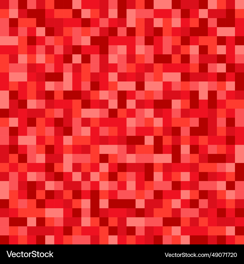 Red pixel pattern or background vector image