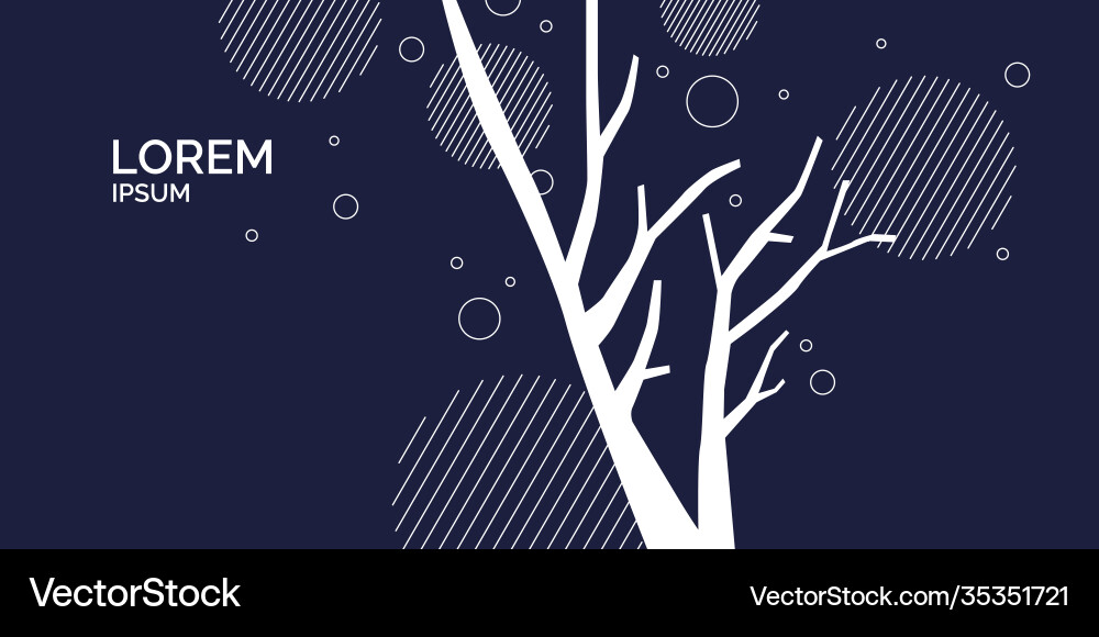 A composition with abstract elements in flat A composition with abstract elements in flat vector image
