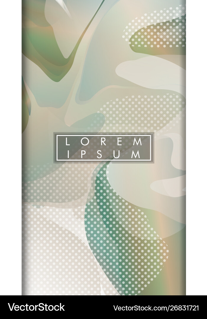 Abstract liquid pattern as background portrait vector image