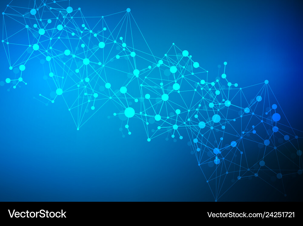 Big data visualization background modern Big data visualization background modern vector image
