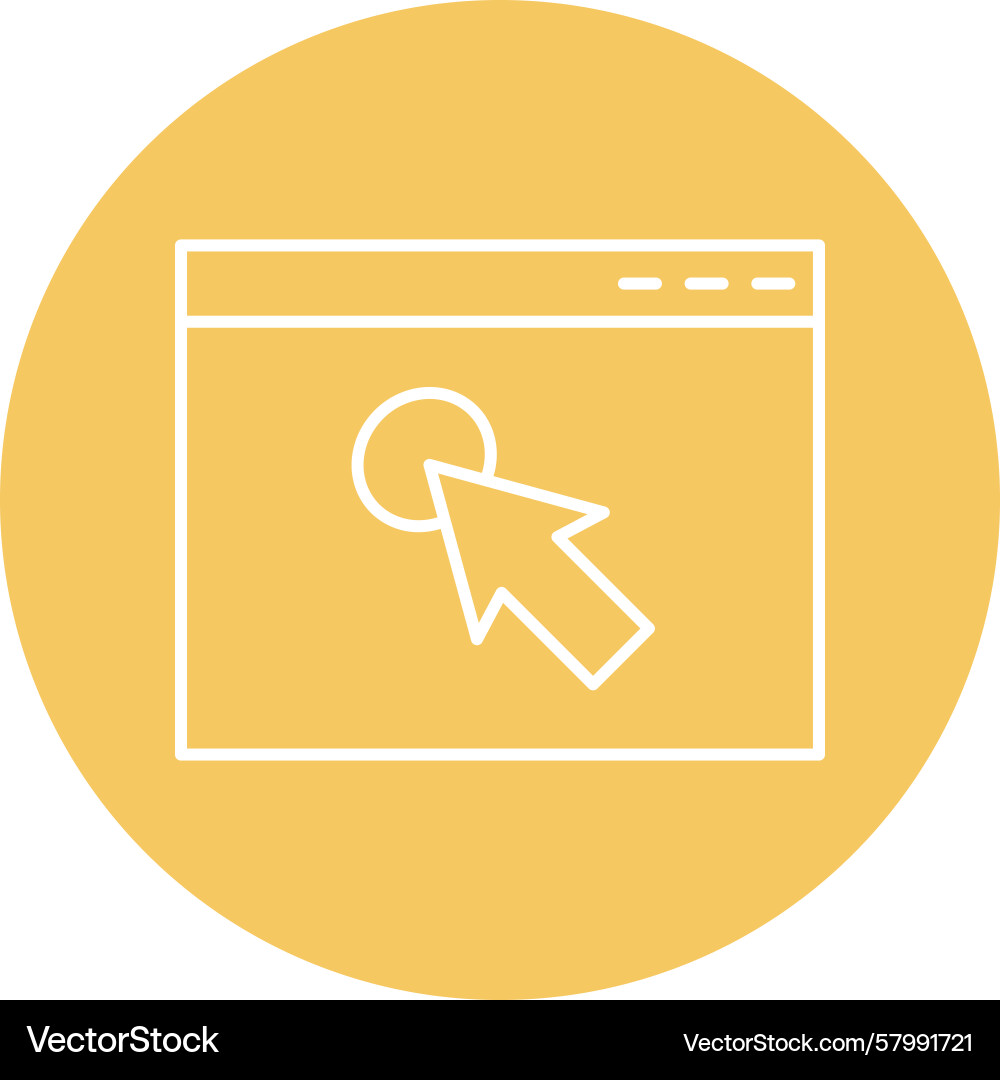 Click line multi circle Vector Image