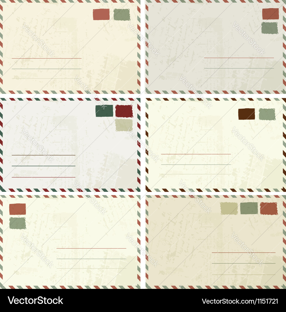 Envelope design with place for your text Vector Image