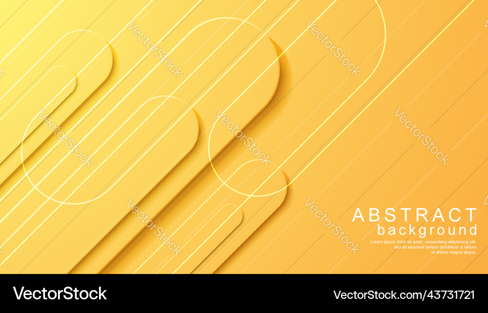 Modern 3d shapes background with diagonal style Vector Image