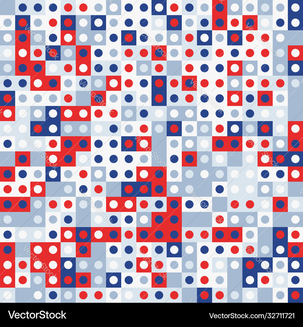 Random colored abstract geometric mosaic pattern Random colored abstract geometric mosaic pattern vector image