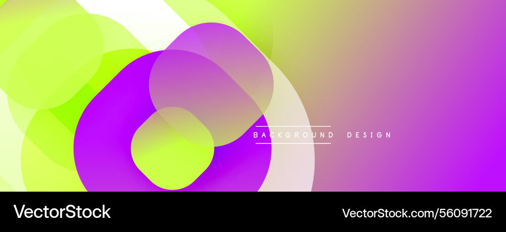 Abstract background with layered translucent vector image