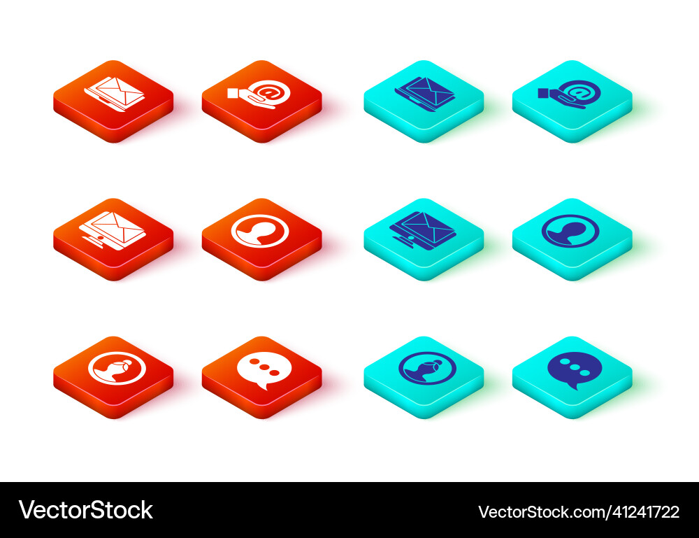 Set create account screen speech bubble chat Set create account screen speech bubble chat vector image