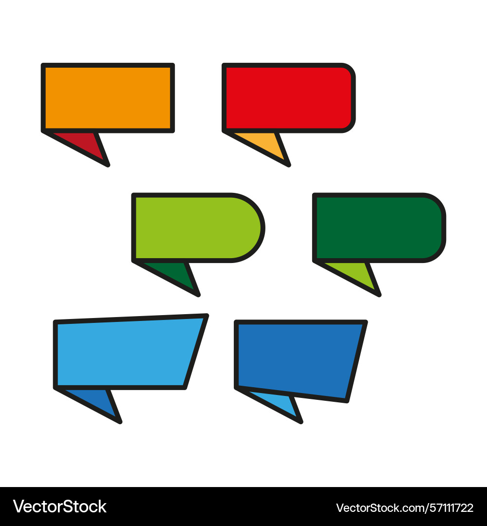 Speech bubble icon text cloud shape dialogue box Vector Image