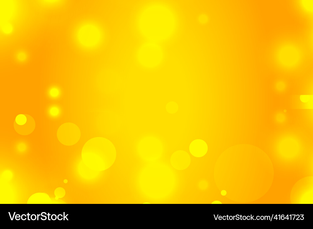 Beautiful yellow background with bokeh light Beautiful yellow background with bokeh light vector image