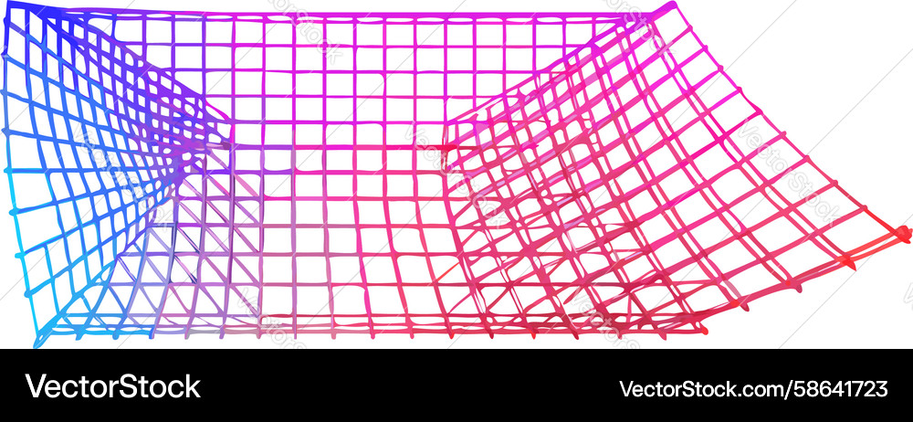 Dynamic Curved Flow Shape Vector Image