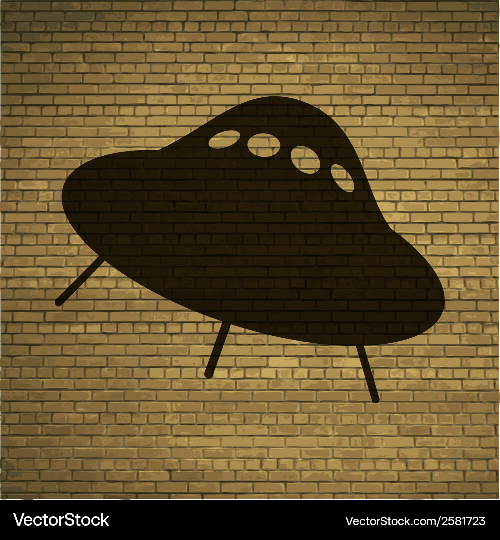 Flat modern web button and space for your text vector image