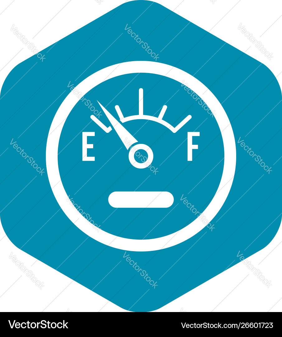 Fuel sensor icon simple style Fuel sensor icon simple style vector image