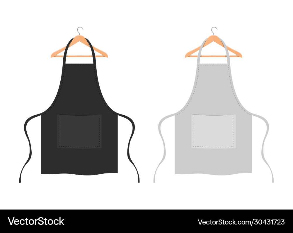 Kitchen stylish apron Royalty Free Vector Image