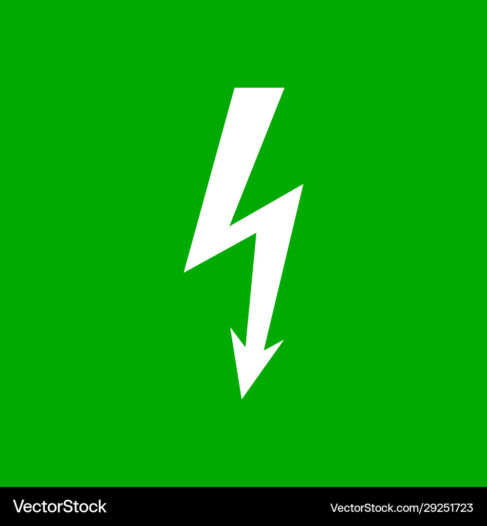 Lightning and background Vector Image