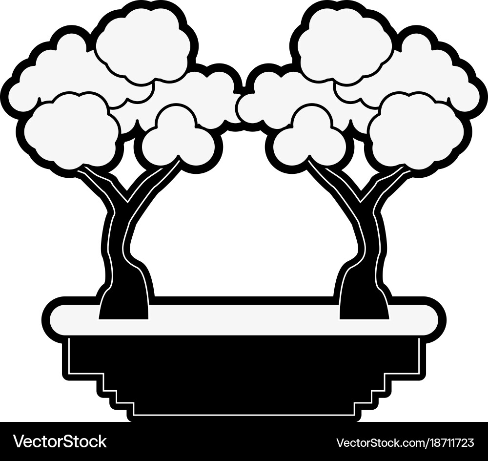 Trees game icon Vector Image
