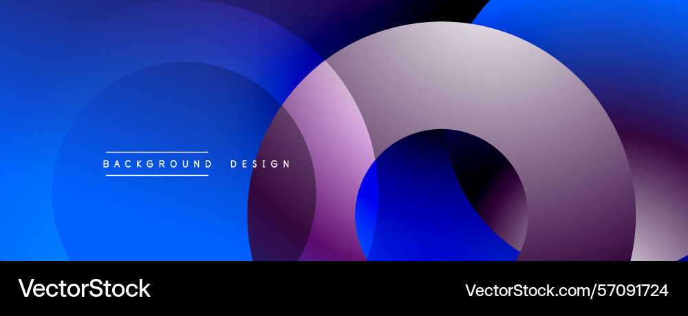 Abstract design features overlapping circles Abstract design features overlapping circles Vector Image