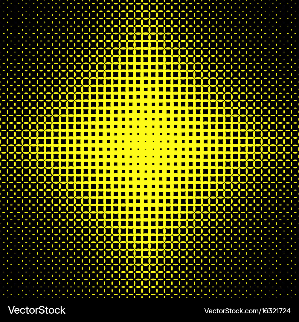 Abstract halftone ellipse grid pattern background Vector Image