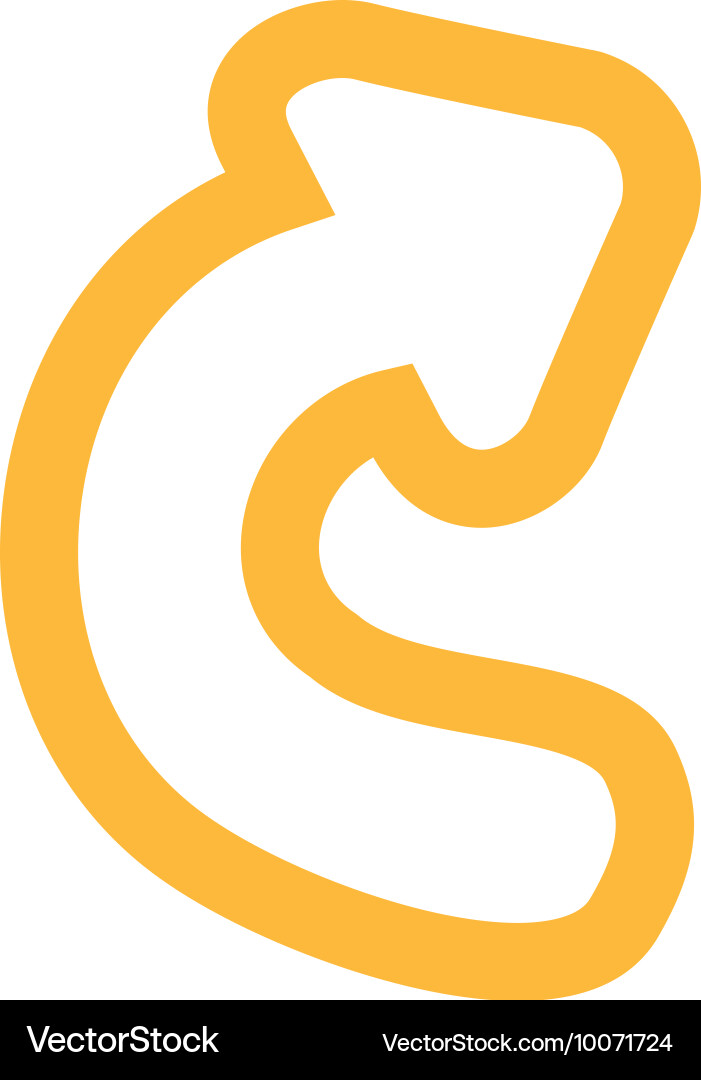 Arrows signal index icon vector image