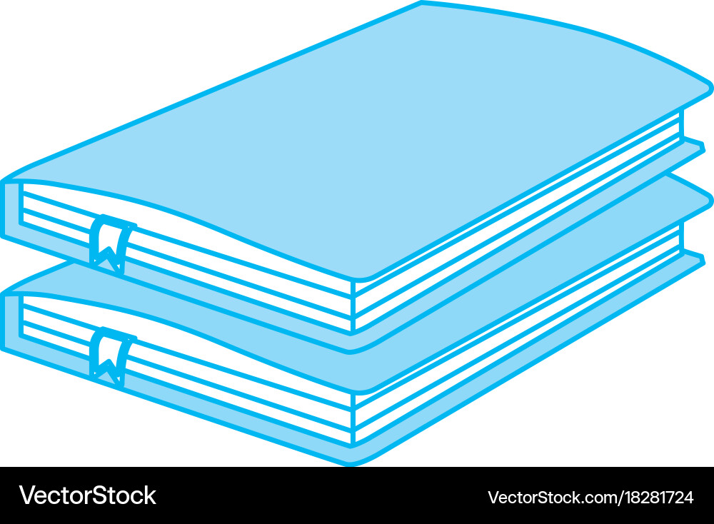 Contour notebooks paper document notes object vector image