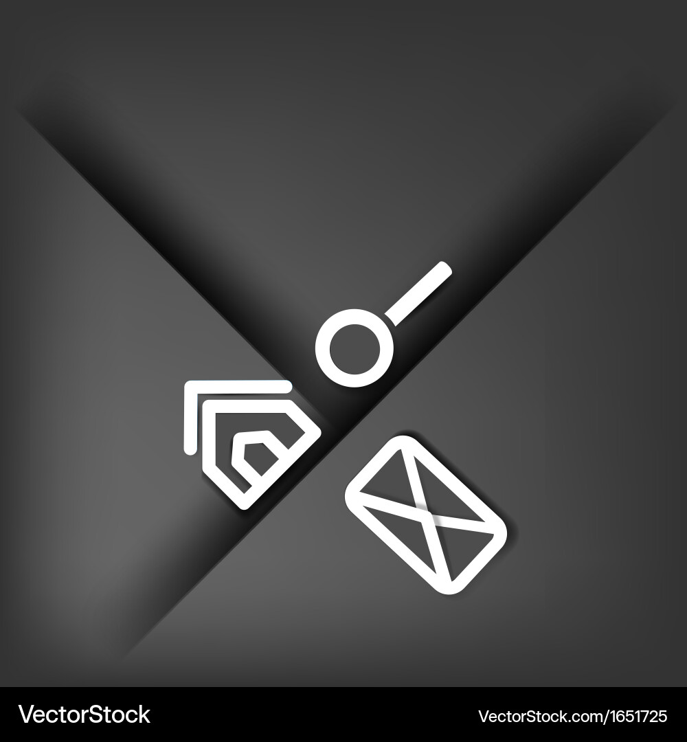 Blank for text with infographic elements and web Vector Image