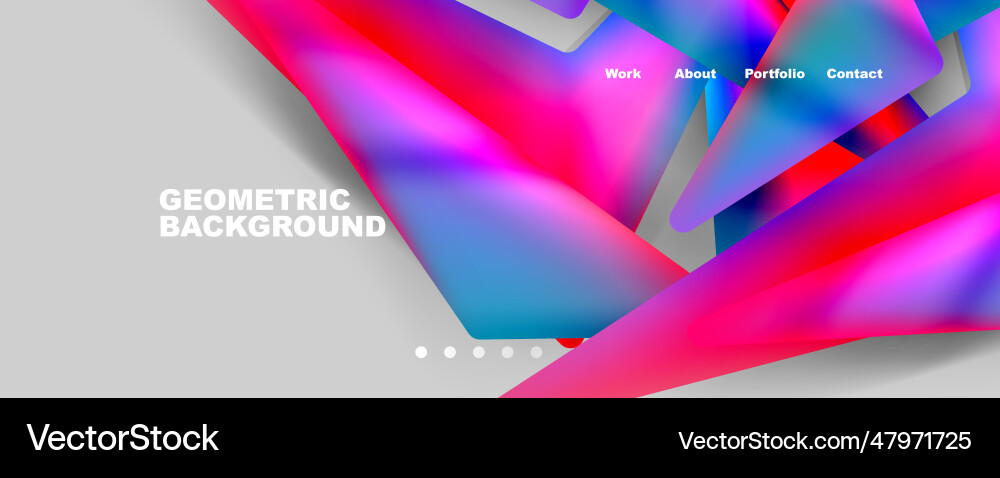 Bright colorful triangular shapes abstract Bright colorful triangular shapes abstract vector image