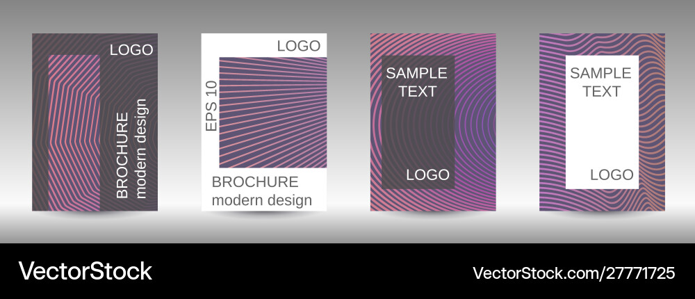 Creative backgrounds with abstract gradient linear vector image