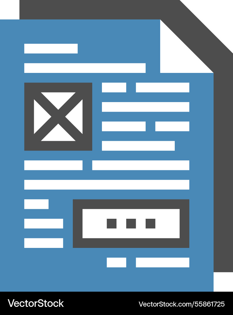 Documents flat web icon concept Documents flat web icon concept vector image