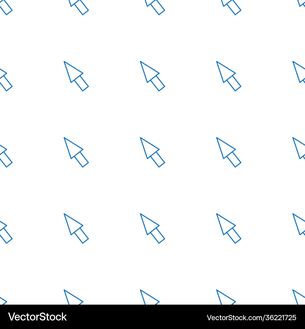 Pointer icon pattern seamless white background vector image