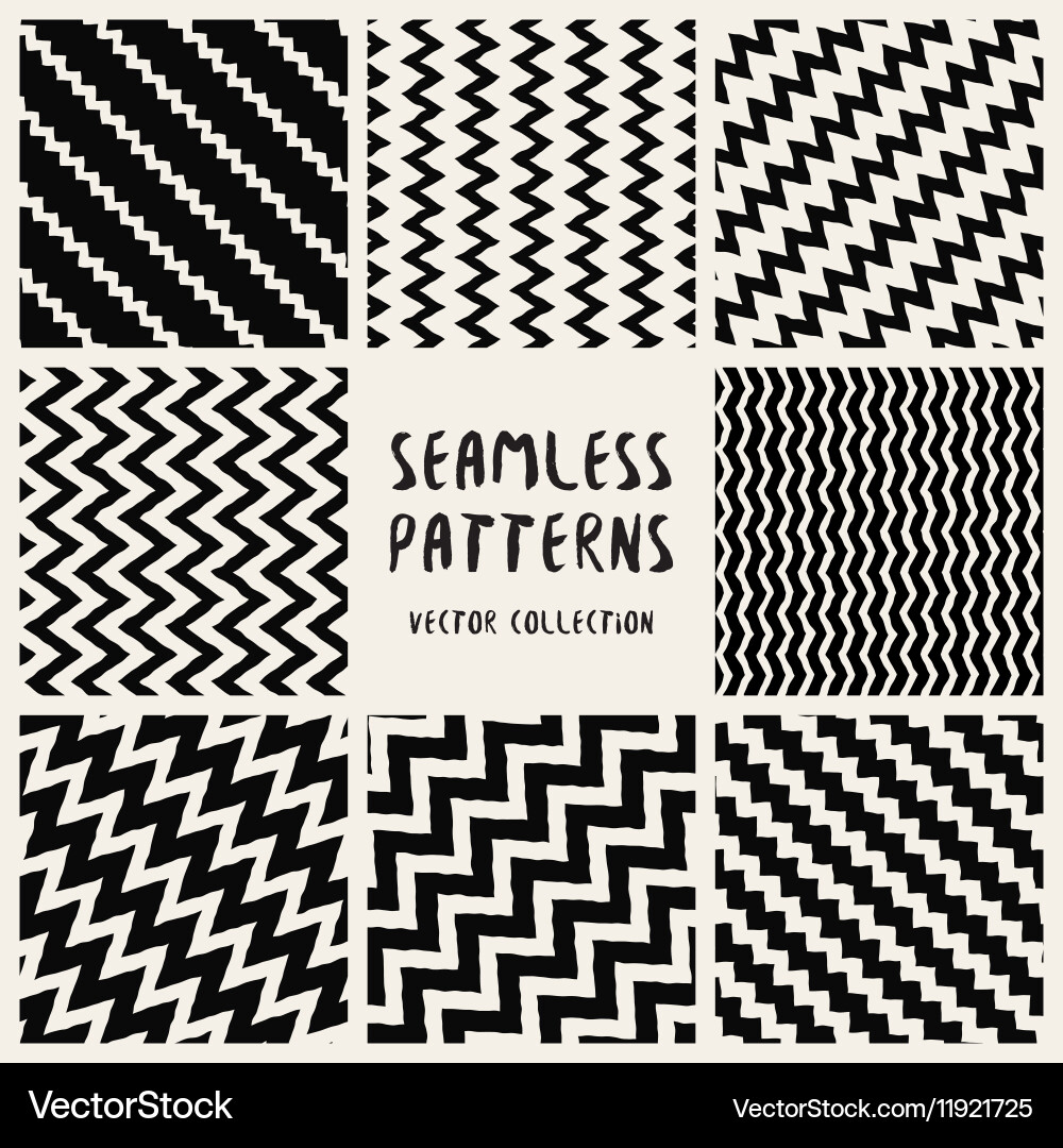 Set of seamless patterns Vector Image