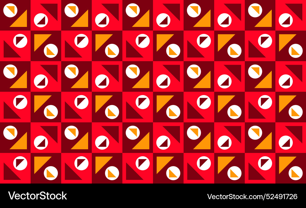 Abstract geometric seamless pattern background vector image