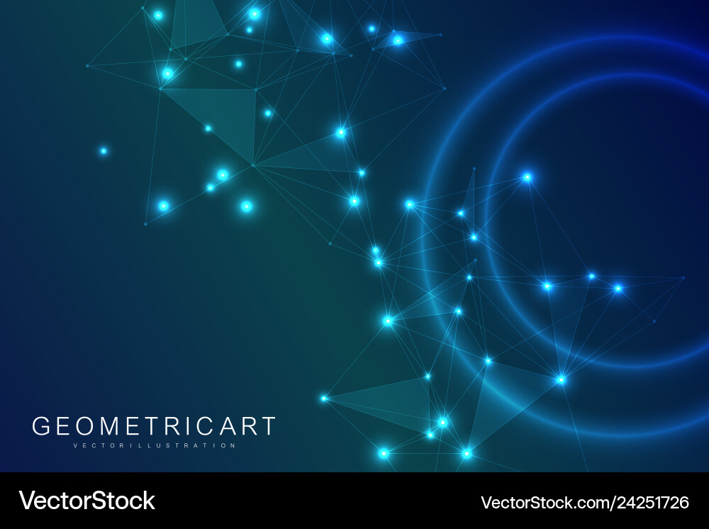 Big data visualization background modern Big data visualization background modern Vector Image