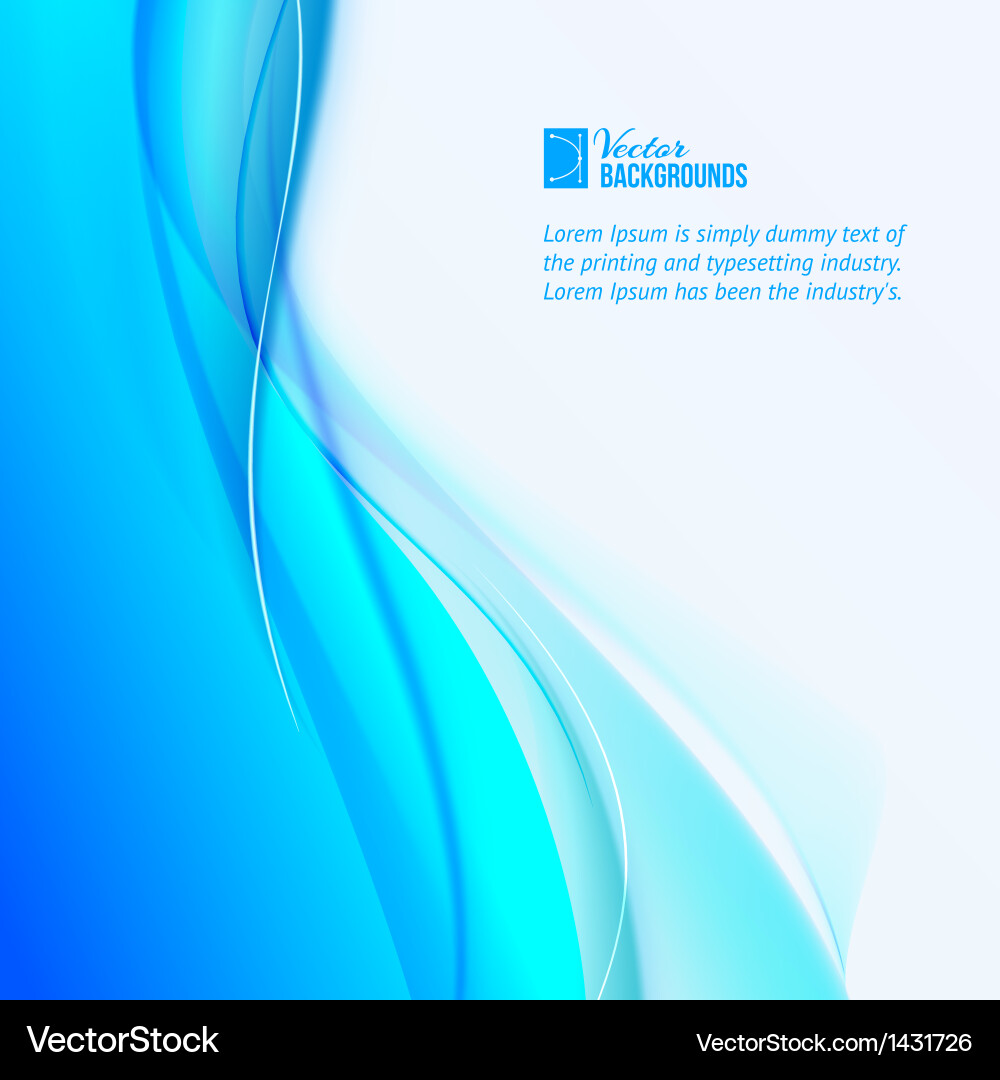 Dynamic Blue Gradient Background vector image