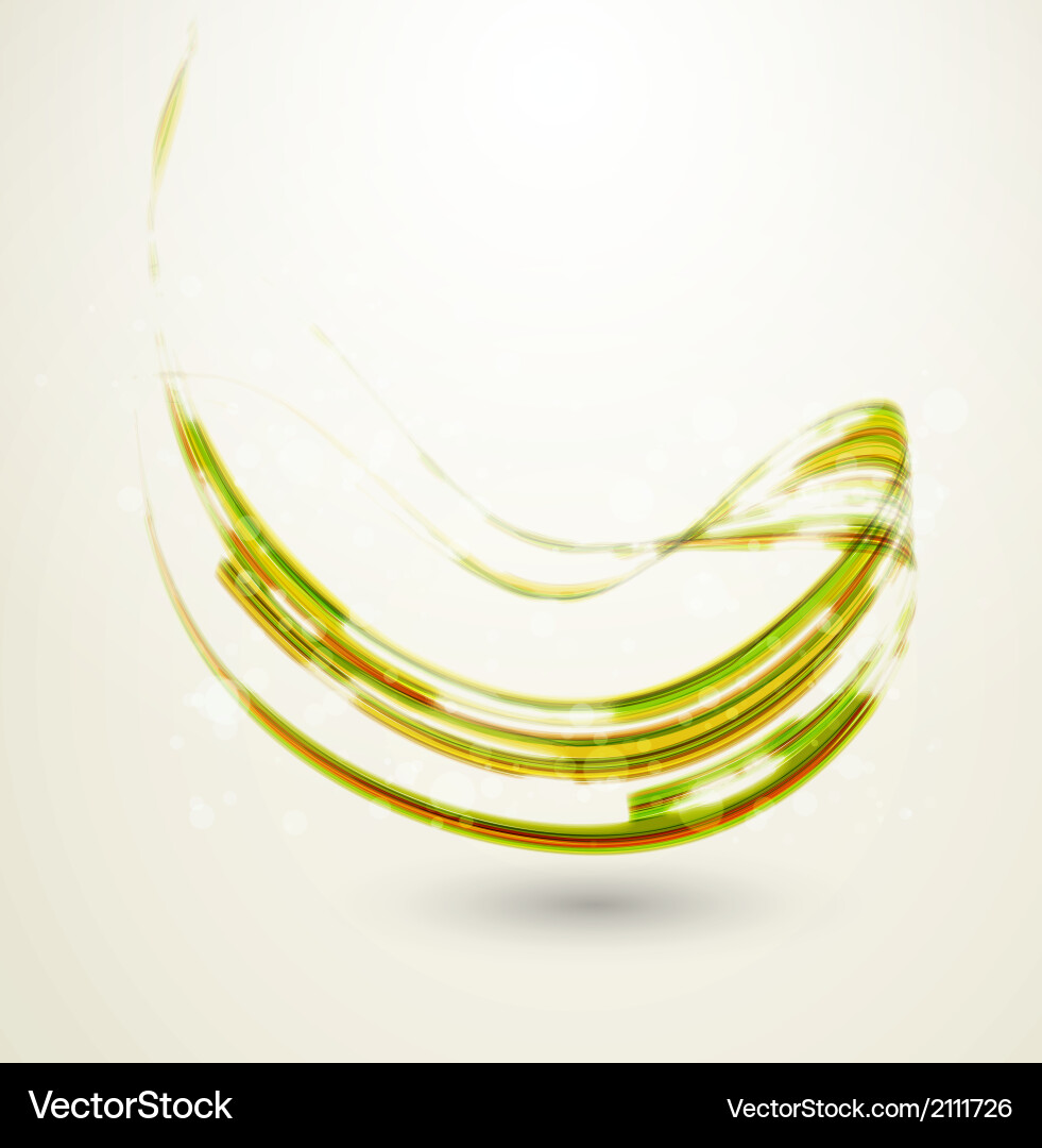 Dynamic Flow Lines vector image