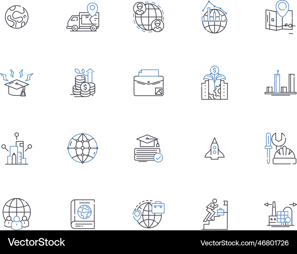 Icons der Regierungsleitung Icons der Regierungsleitung vektorbild