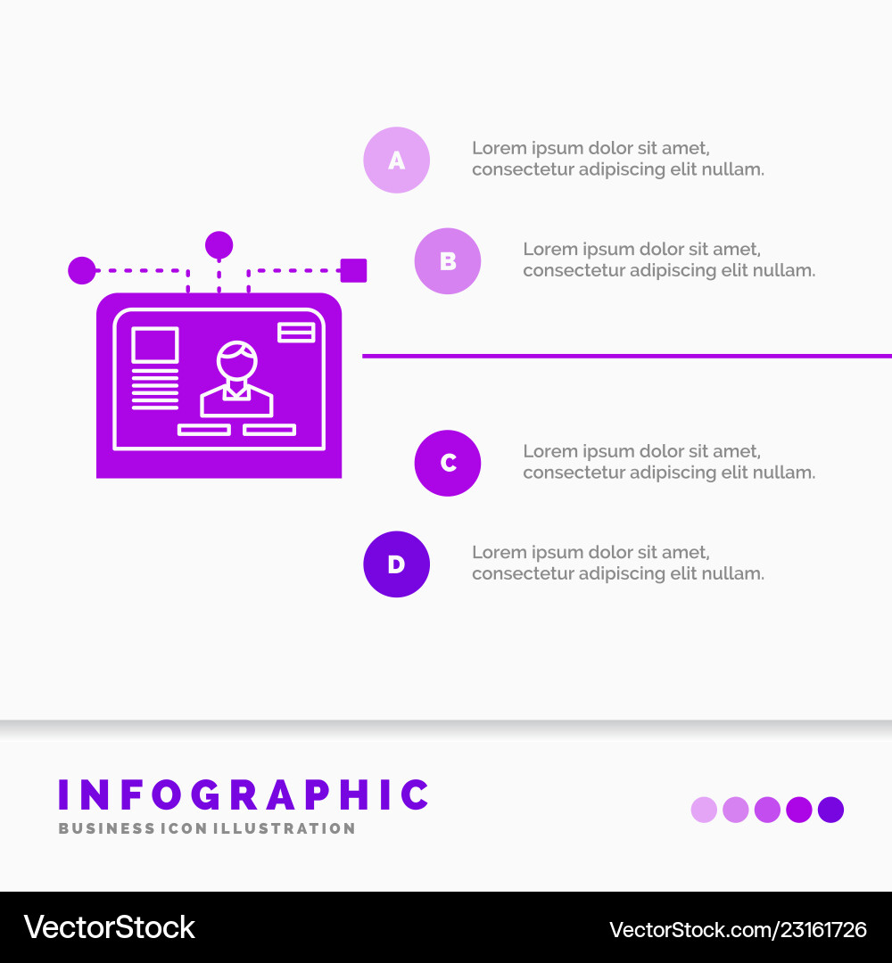 Interface website user layout design infographics Interface website user layout design infographics vector image